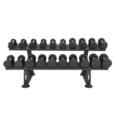 TKO 10pr. Dumbbell Rack w/Saddles
