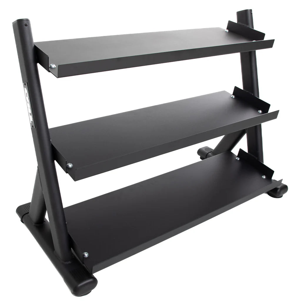 TKO 3-Tier Shelf Dumbbell Rack