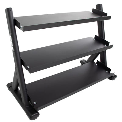 TKO 3-Tier Shelf Dumbbell Rack
