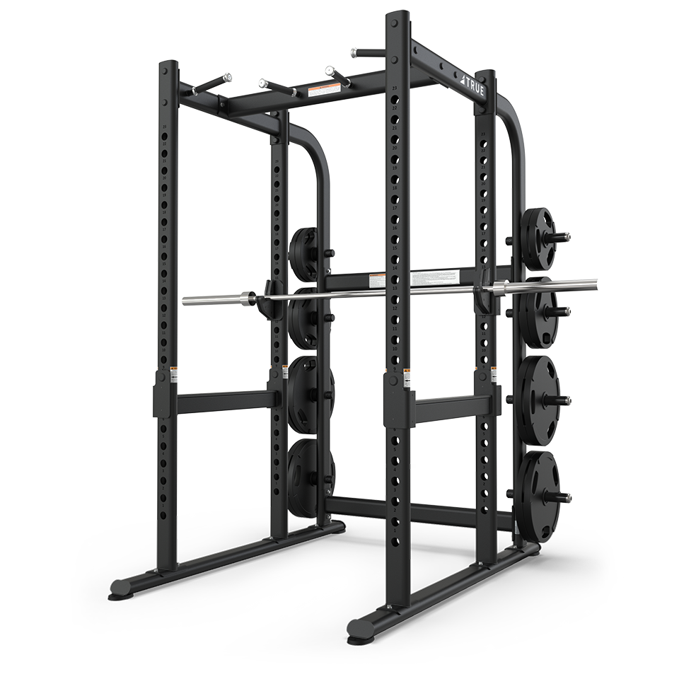 True Power Rack with plate holders