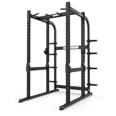 True Power Rack with plate holders