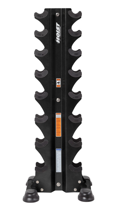 HOIST 8 Pair Vertical Hex Dumbbell Rack (Dumbbells NOT Included)