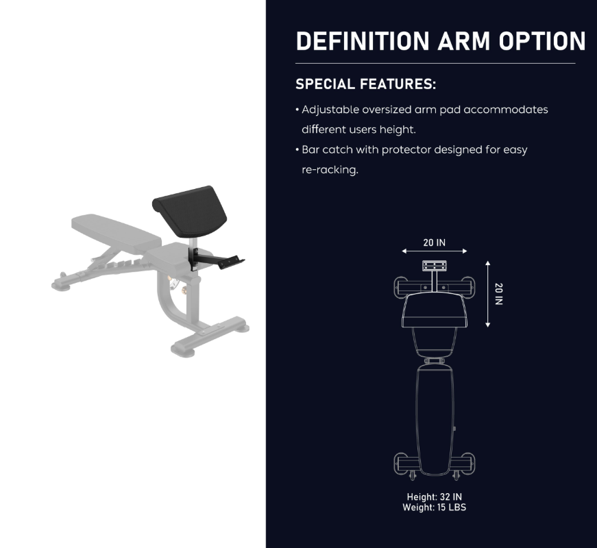 Hudson FID55 Arm Curl