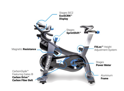 Stages SC3 Indoor Bike with SIC2 CONSOLE