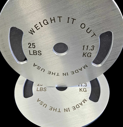 Solid Steel Calibrated Weight Plate Sets Weight It Out-Made in the USA