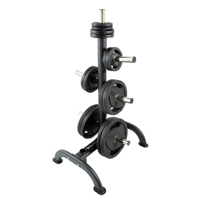 TKO Olympic Plate Tree w/bar Holder (res.black)