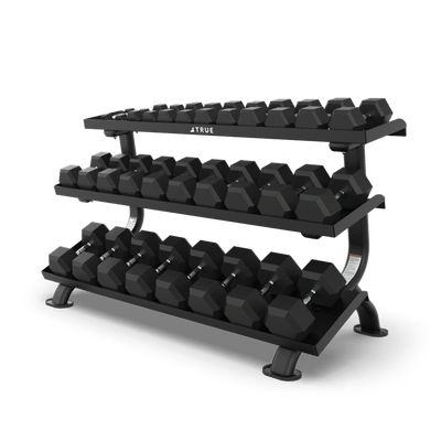True 3-Tier Flat Tray DB Rack (5-75lb)