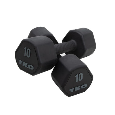 TKO Rubber Studio Dumbbells (pair)