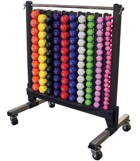 Hudson Neoprene Dumbell rack VNYLEDBRACK