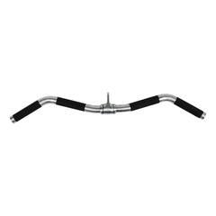 TKO 28" Chrome Curl Bar w/Polyurethane