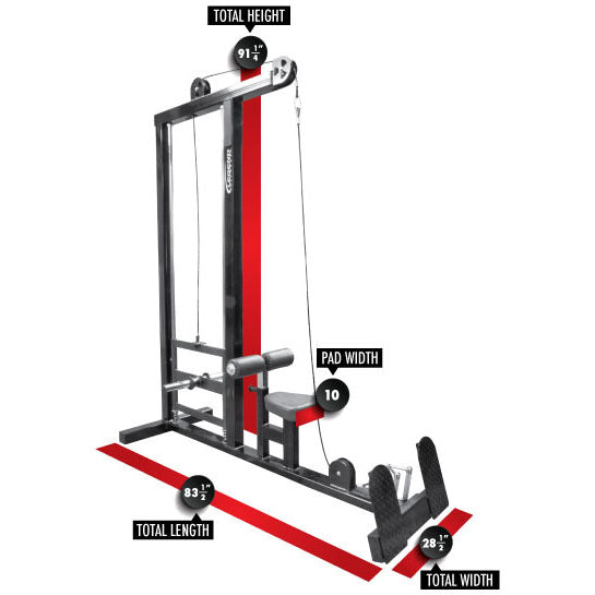 Legend Fitness Plate Loaded Lat/Low