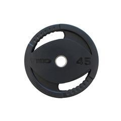 TKO Olympic Rubber Dual Grip Plate