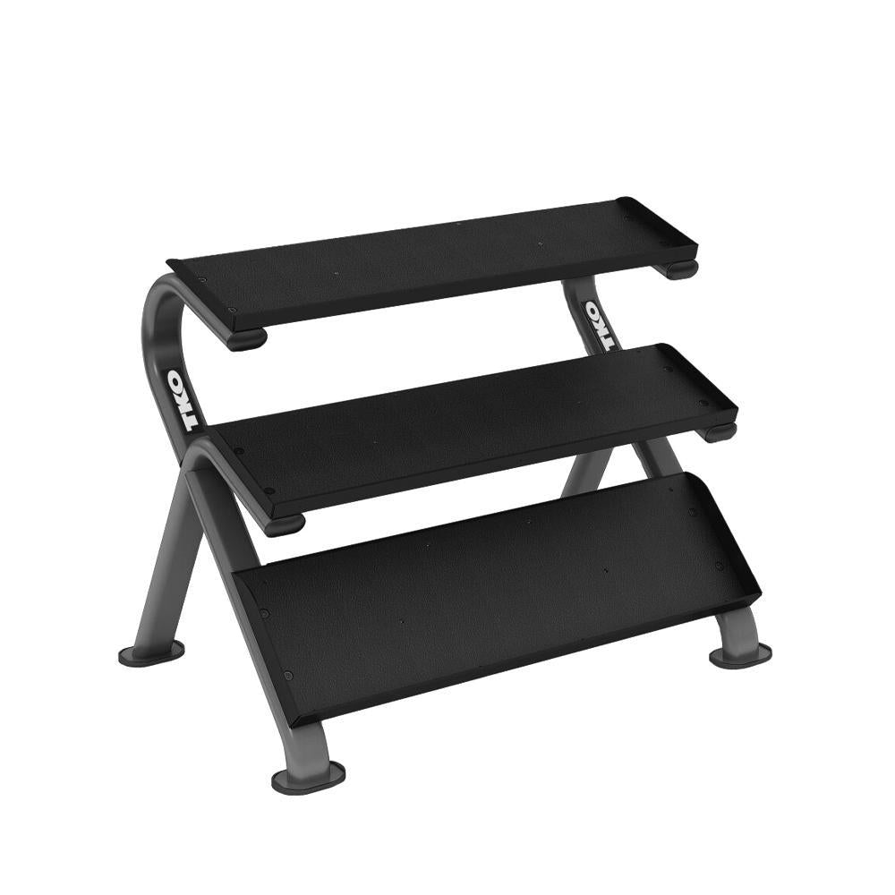 TKO 3-Tier Horizontal Dumbbell Rack