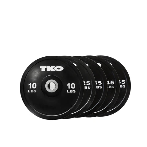 TKO Black Competition Bumper Plates