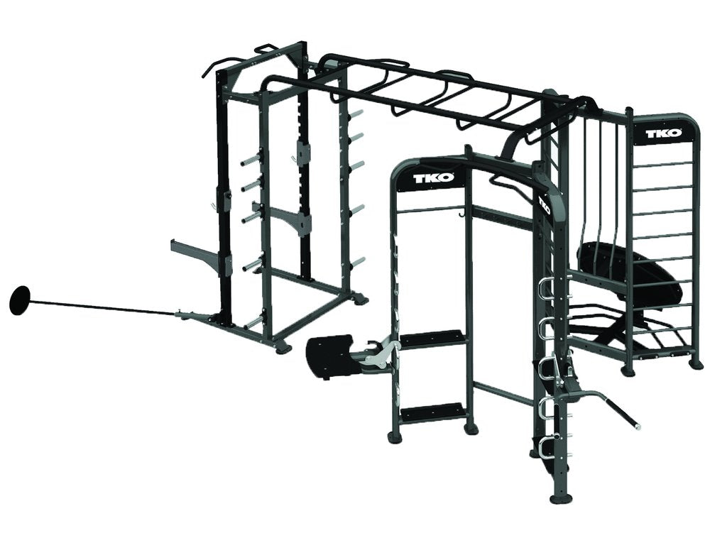 TKO Stretching + Rebounder + Power Rack Station