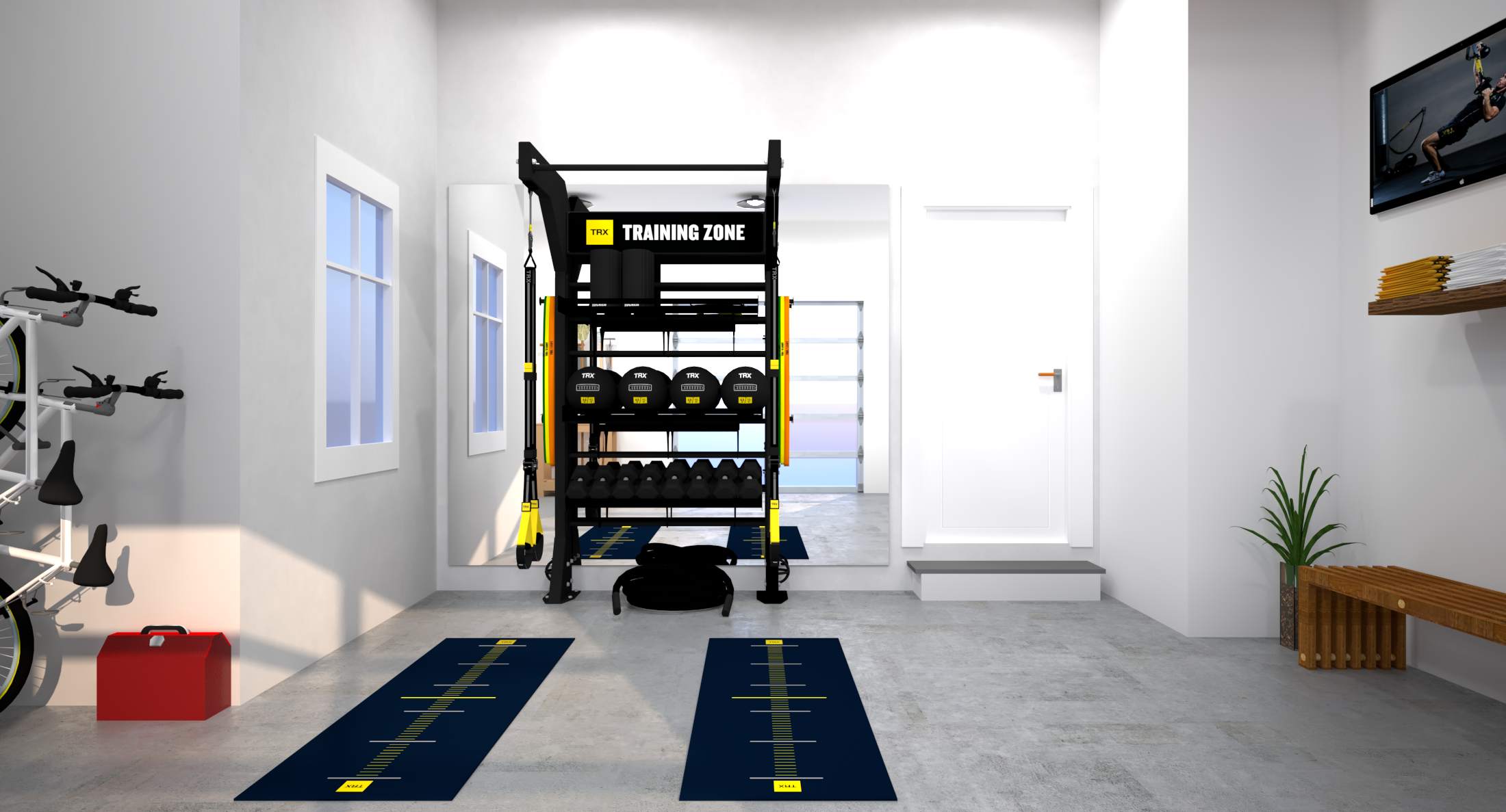 TRX HOME GYM SINGLE BAY LOADED - Connect Fit