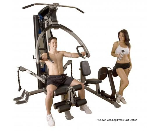 Bodycraft Elite 200lbs Gym with FCA, ABS Press/Row, Seated Leg Curl with Graphite Acrylics