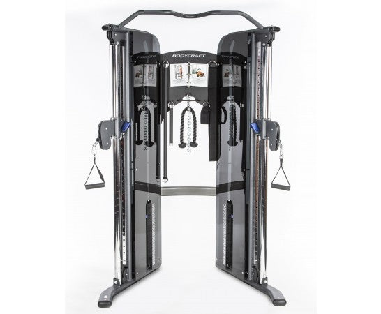 Bodycraft PFT Functional Trainer, 2 x 160lbs Stacks, Accessories/Workout Guide