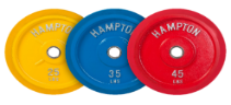 Hampton Olympic Rubber-Coated Bumper Plates