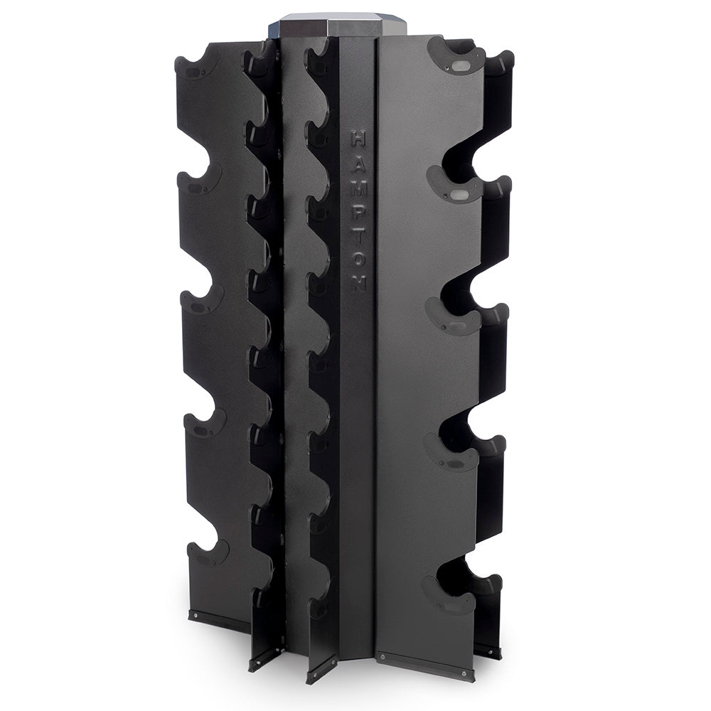 Hampton Outdoor Urethane 4-Sided Vertical Dumbbell Rack